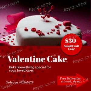 Valentine Cake Sale
