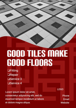 Good Tiles Floor Installation Flyer