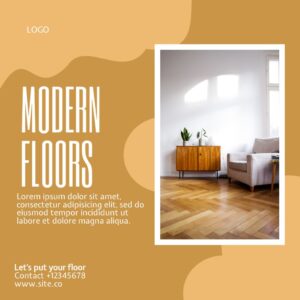 Modern Floors & Tiles, Brown Square