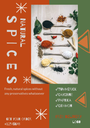 Natural Spices Flyer