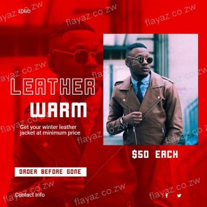 Leather Jacket Sale Square