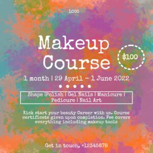 Makeup Course Lessons Square