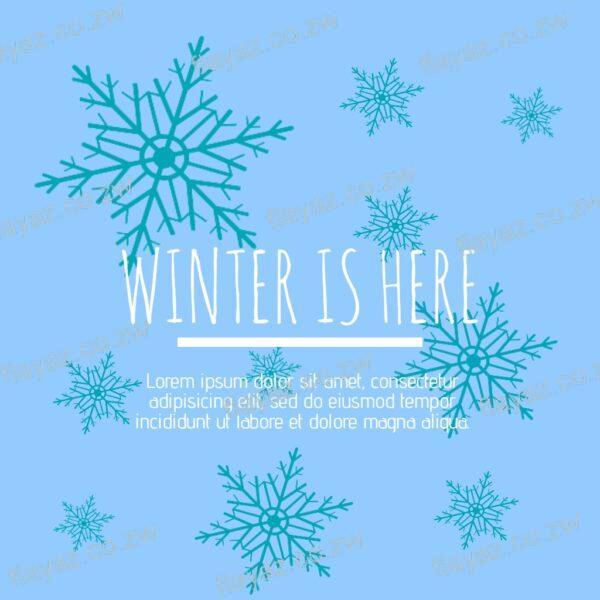 Winter is Here Welcome Square