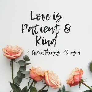 Bible Verse Loving, Joyful Square
