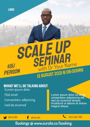 Business Seminar Event Bold