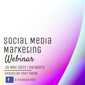 Social Media Marketing Webinar Square