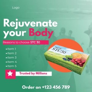 Stemcell STC30 Teal Crimson Square Facebook Post