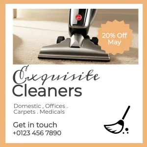 Simple Cleaning Square Flyer