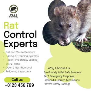 Rat control green flyer square