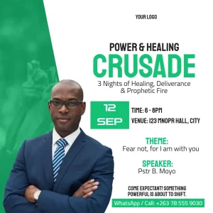 Church Crusade Green Bold Square