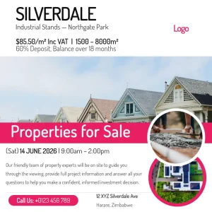 Properties for sale deep pink showcase circular square